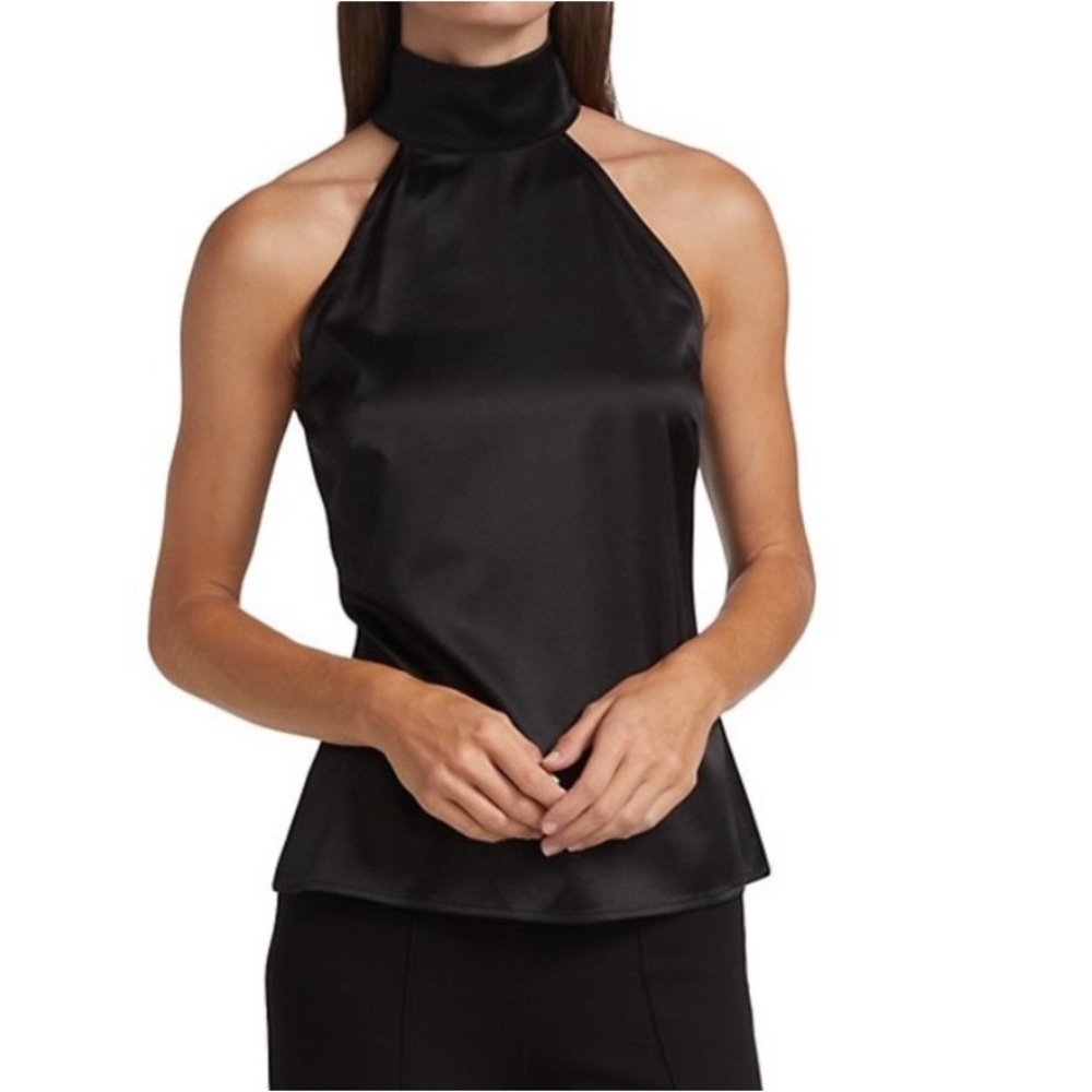 Anine Bing Sylvia Stretch Silk Top
